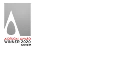 Logotipo del Premio A'design Award - 2020, Silver obtenido en el año 2020 por Marta Liarte y Ana Ramírez